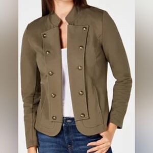 Tommy Hilfiger Olive Double-Breasted Jacket